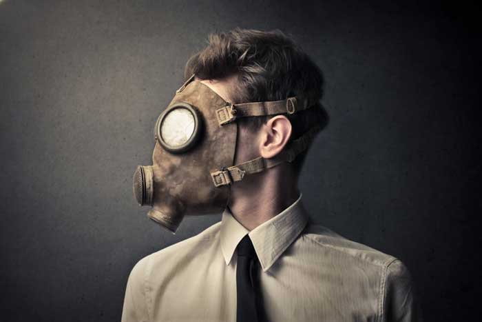 ماسک برای مقابله با گاز تابون