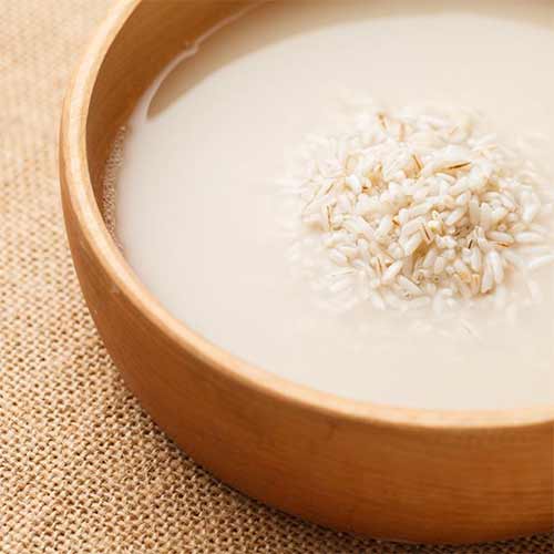 ماسک آب برنج و آلوئه‌ورا