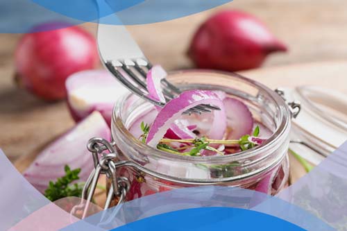 ترشی پیاز و جعفری