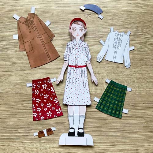 آموزش ساخت عروسک عروسک کاغذی (Paper Doll): دروازهای به سوی خلاقیت در طراحی