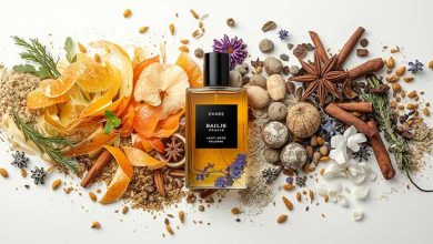 عطری ساخته شده از رایحه های مختلف