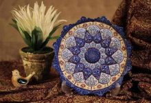 مینا کاری روی ظروف
