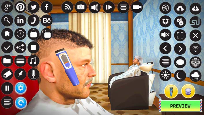بازی Barber Shop Hair Cut Simulator (باربر شاپ هیر کات سیمولاتور)