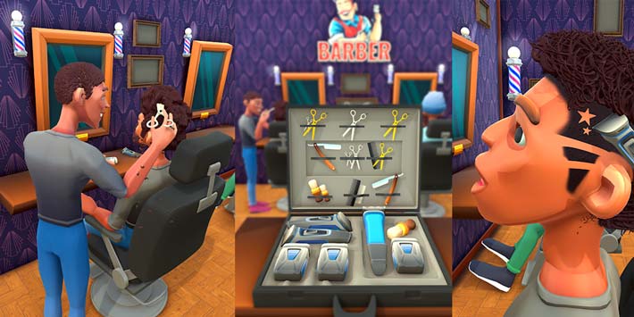 بازی Fade Master 3D Barber Shop (فید مستر تری‌دی باربر شاپ)
