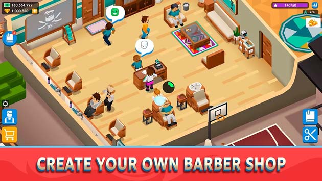بازی Idle Barber Shop Tycoon (آیدل باربر شاپ تایکون)