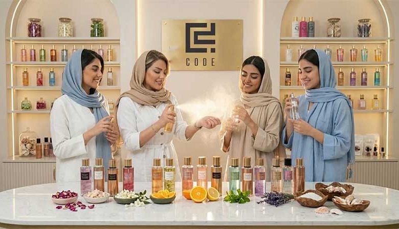 زیبایی پوست خانم ها در حال تست بادی اسپلش