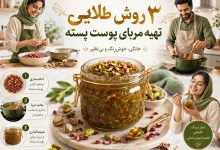 3 بهترین دستور طرز تهیه مربای پوست پسته یک کیلو (تصویری)