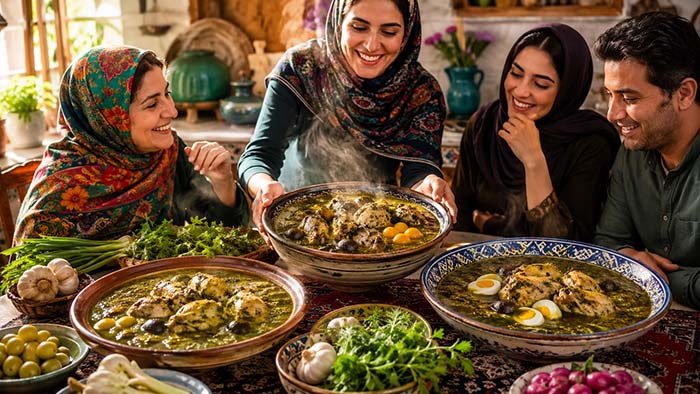 3 بهترین طرز تهیه ترش تره گیلانی با مرغ (مازندرانی و لاهیجانی)