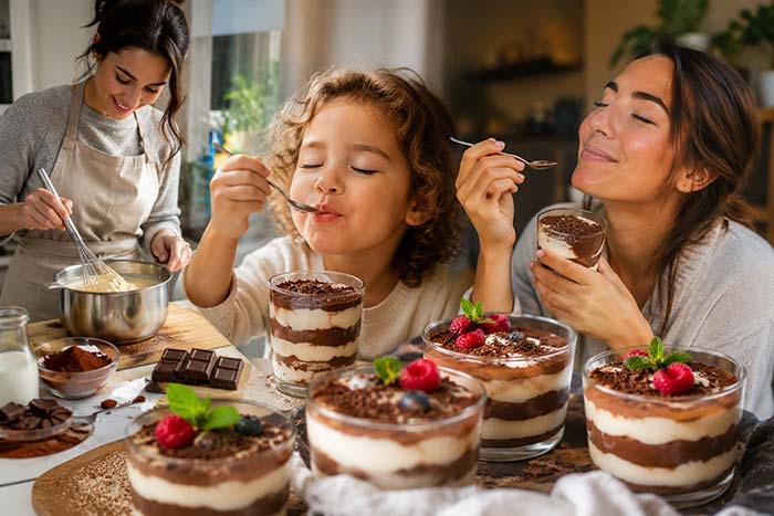 4 بهترین دستور دسر با نشاسته ذرت و شیر (بیسکویت، پودرکاکائو ...)