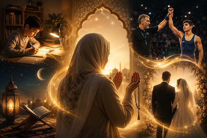 18 متن دعای مادر برای موفقیت فرزند (درس و مسابقه و زندگی)