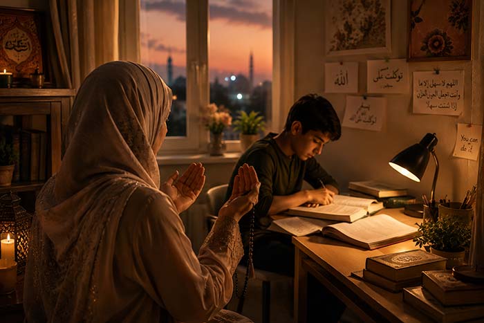 دعای مادر برای موفقیت فرزند در کنکور