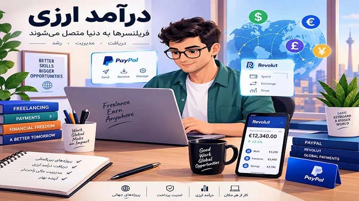 استفاده از حساب‌های بین‌المللی با فراکنش