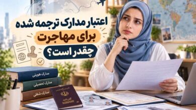 اعتبار مدارک برای مهاجرت چقدر است؟